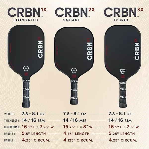 CRBN X Series Power Pickleball Paddle