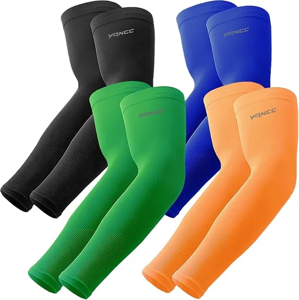 4 Pairs Arm Compression Sleeves