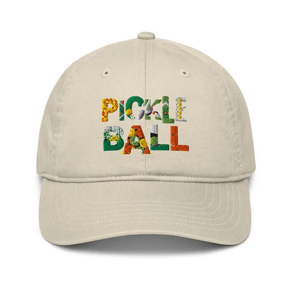 Pickle Ball (P) Organic Dad Hat